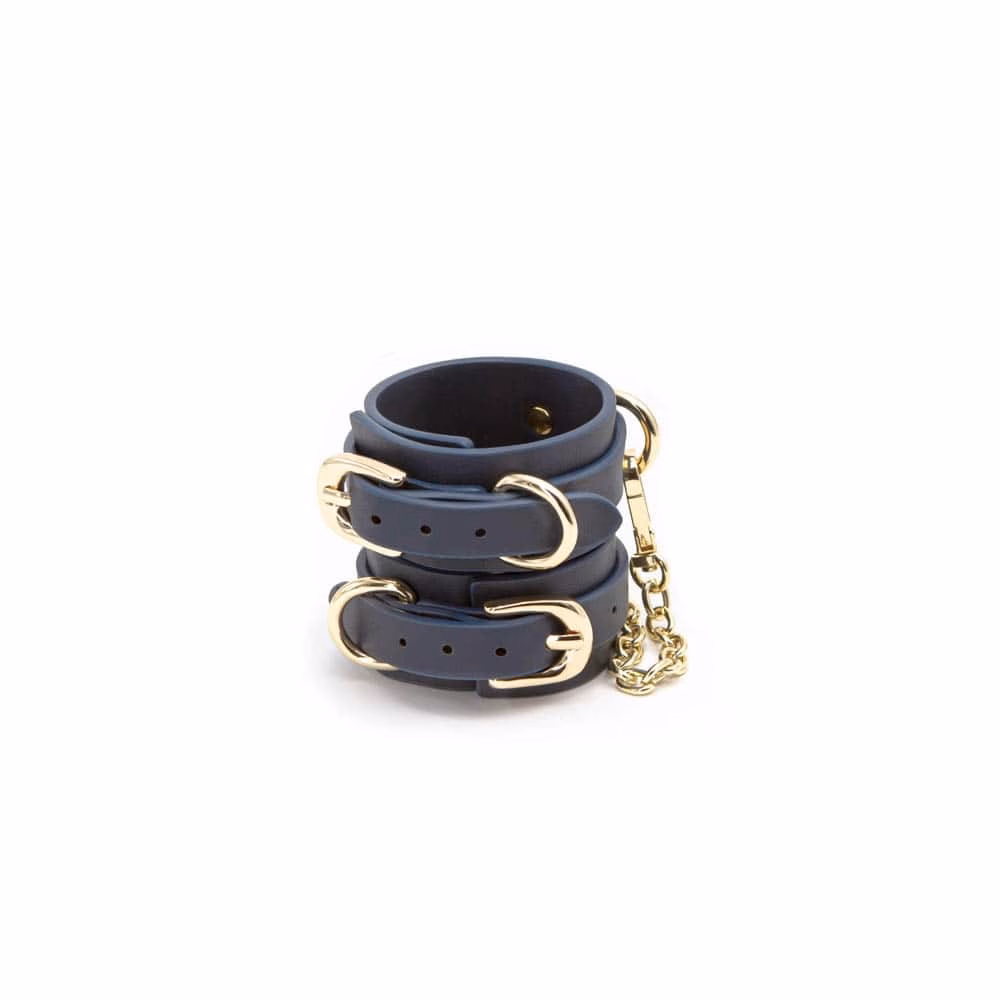 Bondage Couture - Wrist Cuff - Blue - Image 2