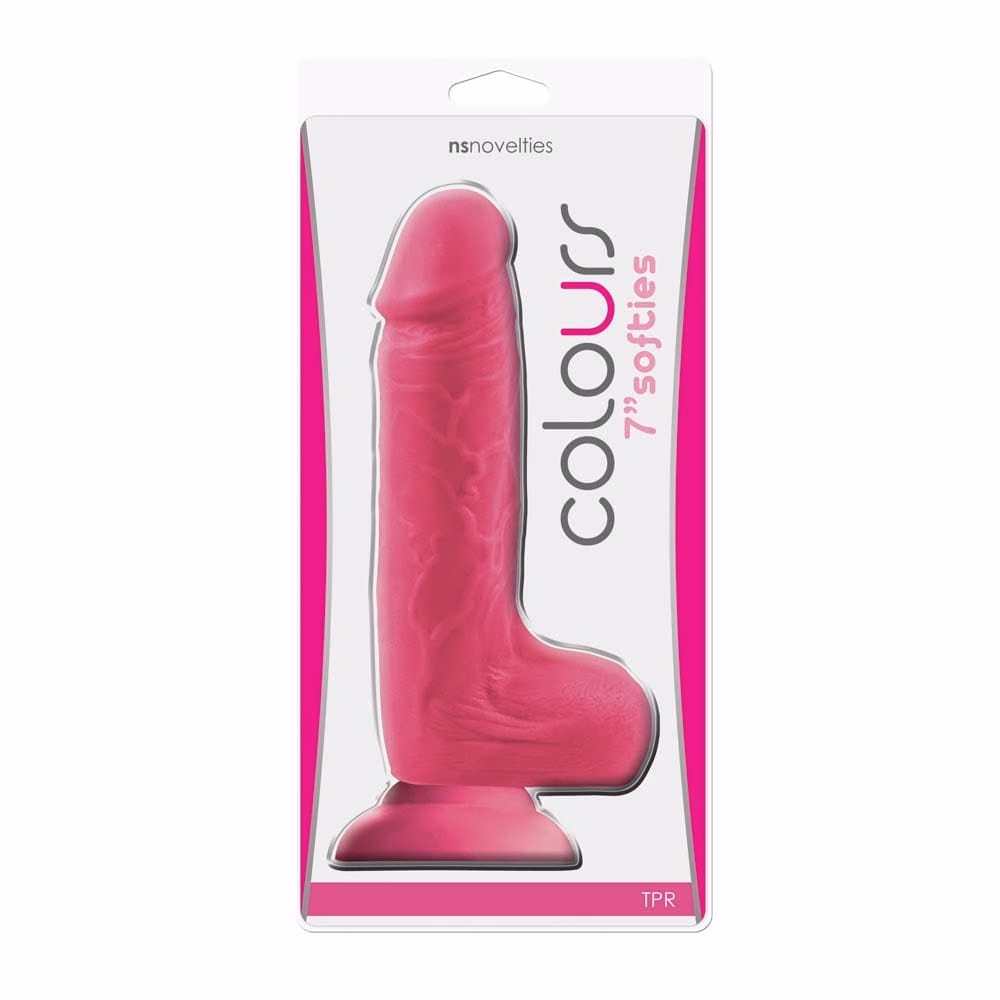 Colours Softies 7 inch Dildo Pink_B0O25_3