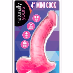 Naturally Yours 4 inch Mini Cock Pink