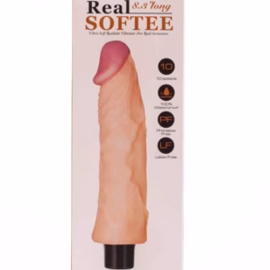 8.3" Real Softee Vibrating Dildo  3