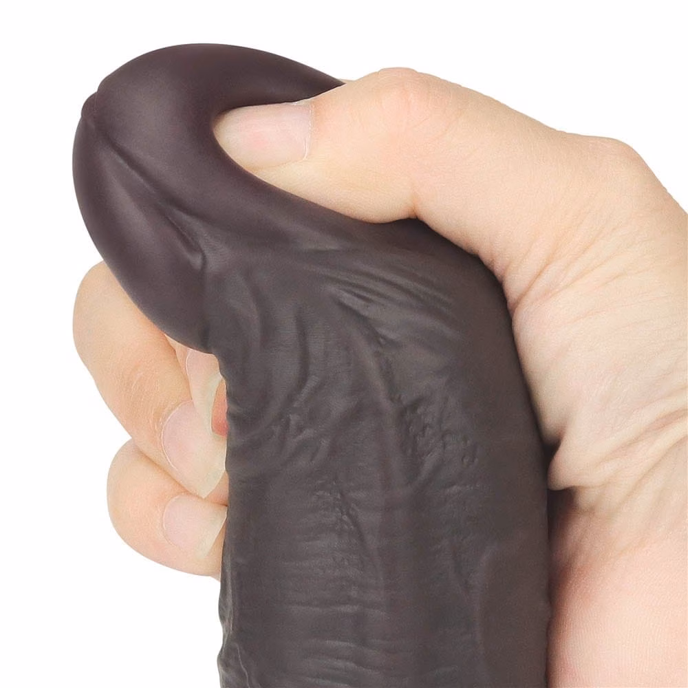 10'' Dual Layered Silicone Rotator Brown - Image 7