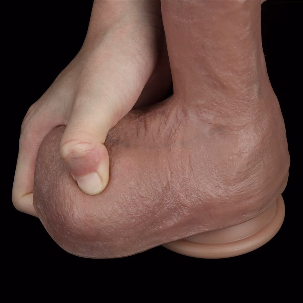 10.5'' Dual-Layered Silicone Nature Cock - Image 9