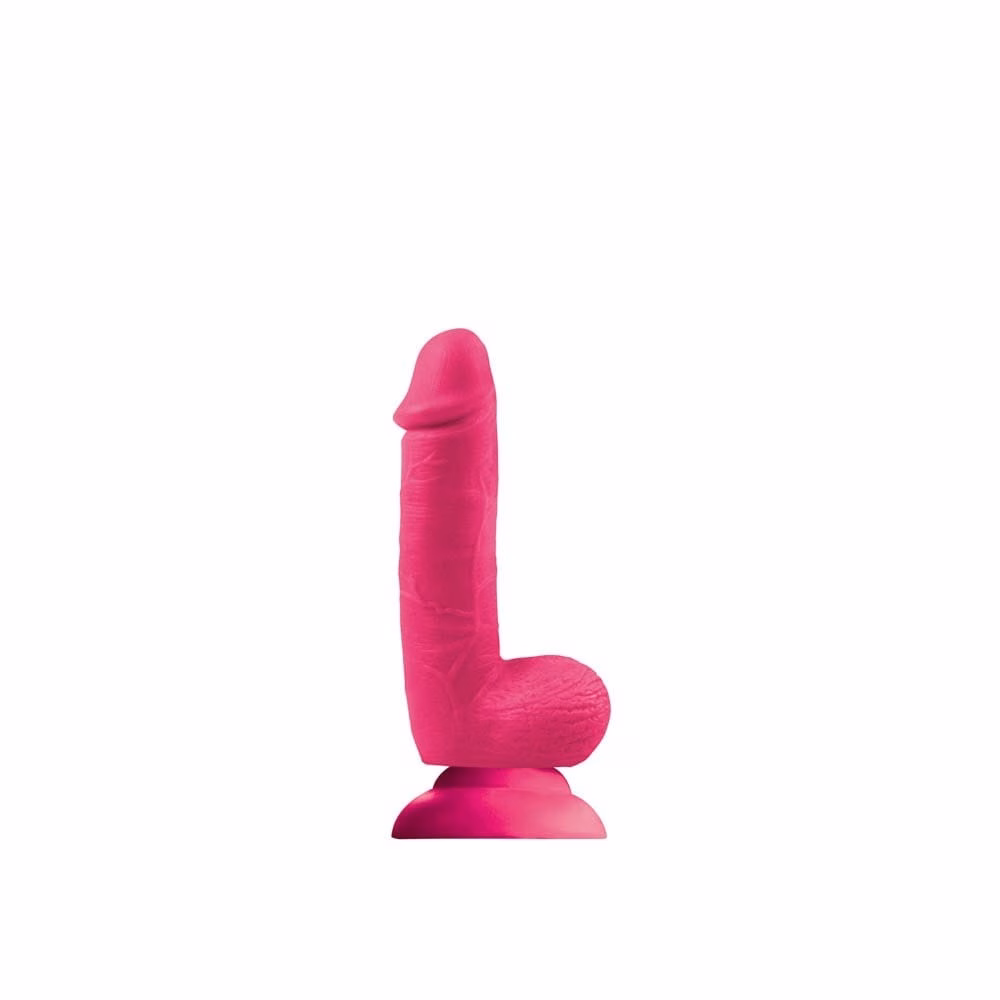 Colours - Softies - 6" Dildo - Pink_B0O25_3 - Image 3