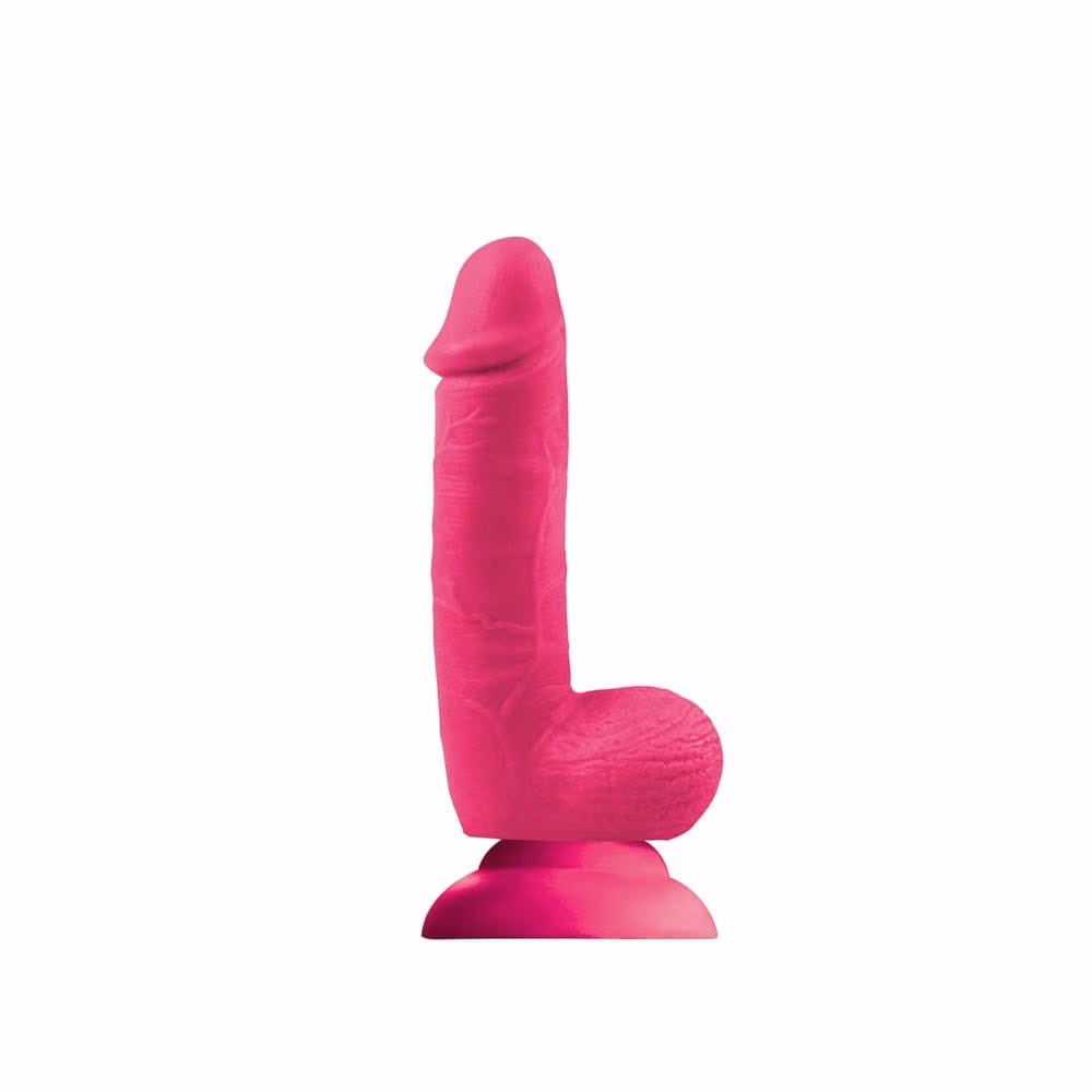 Colours - Softies - 6" Dildo - Pink_B0O25_3 - Image 2