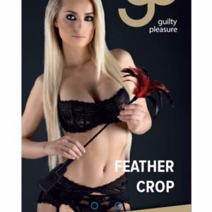 GP Feather Crop Black Red