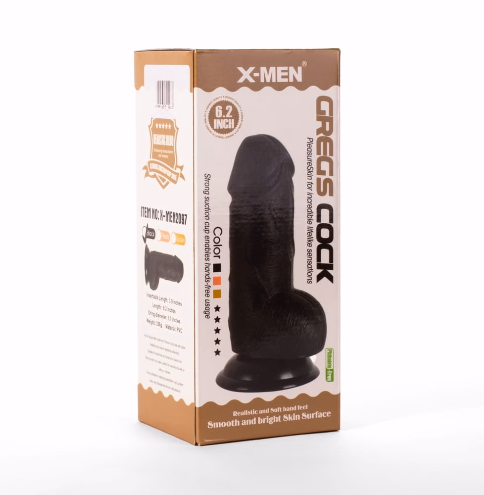 X-MEN Greg's 6.2" Cock Black - Image 2