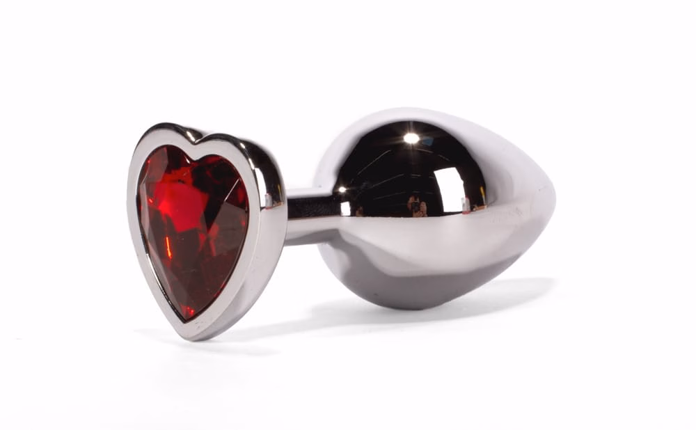 X-MEN Secret Shade Metal Butt Plug Red M - Image 5