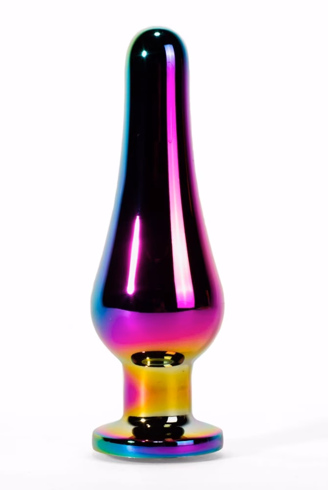 X-MEN Secret Shine Metal Butt Plug Rainbow M - Image 4