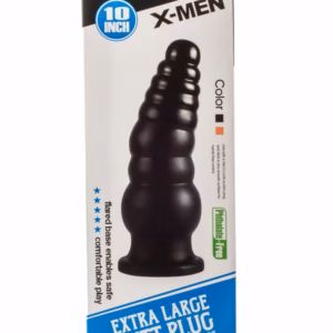 X-Men 10" Extra Large Butt Plug Black II