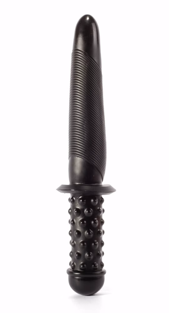 X-Men 13.8" Sword Handle Butt Plug Black II - Image 3