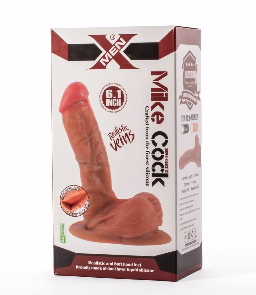 X-Men Mike 6.1" Cock Tan Brown - Image 2