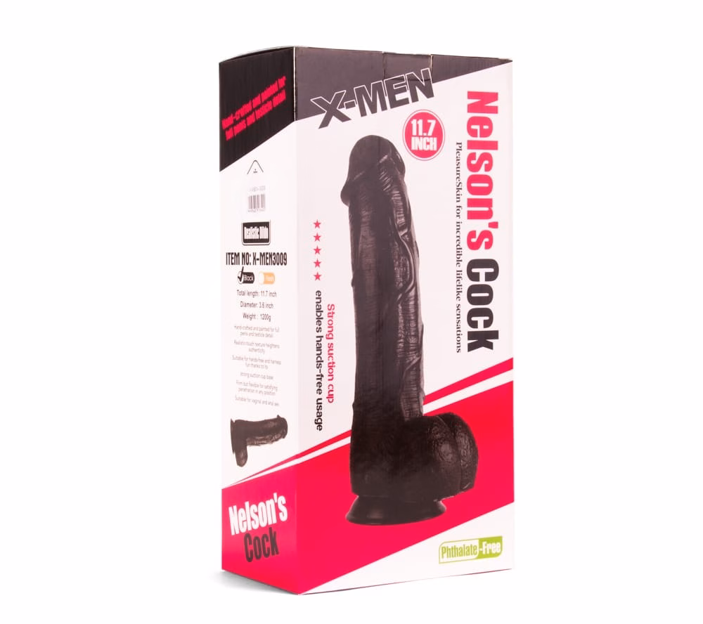 X-MEN Nelson's 11.7 inch Cock Black - Image 2