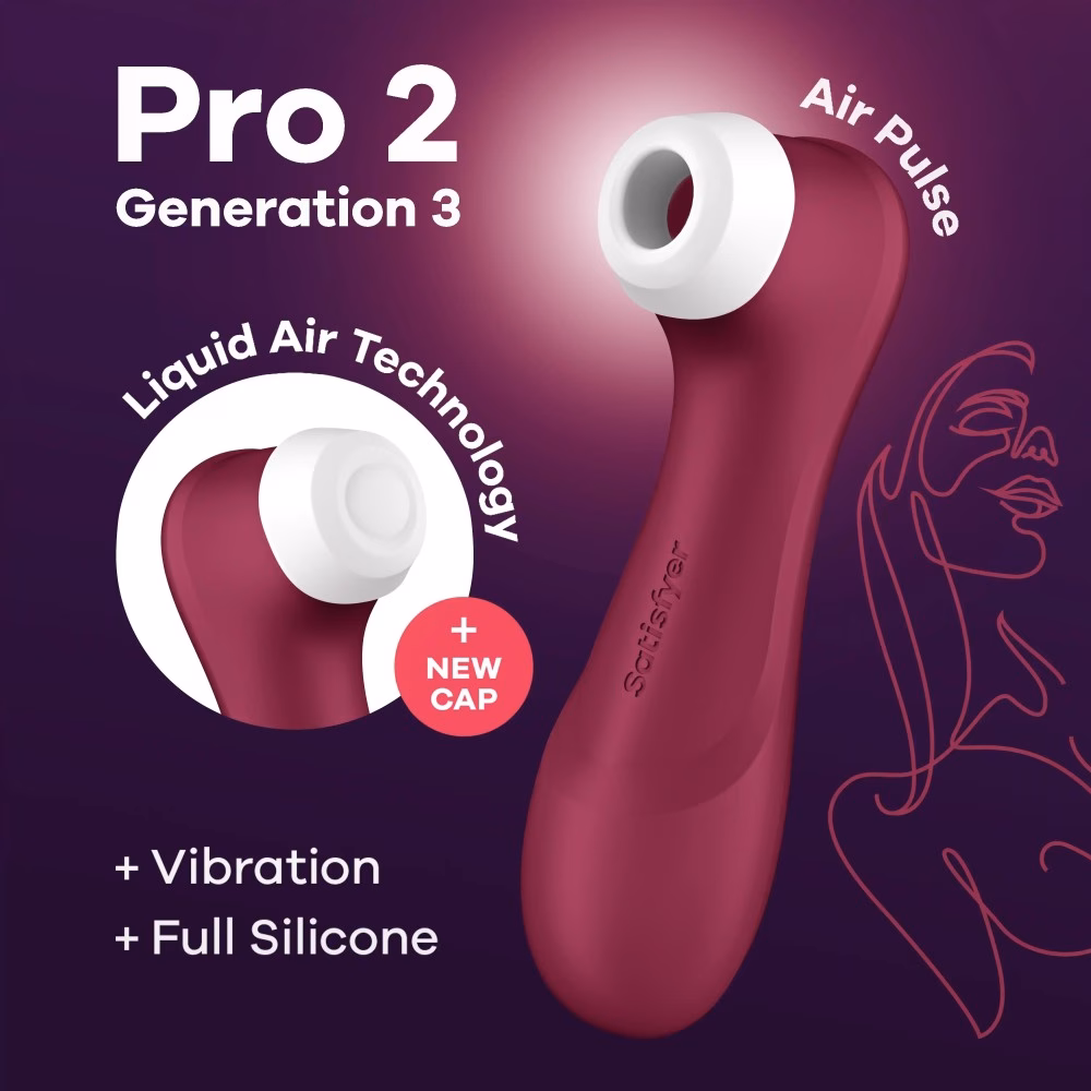 Pro 2 Generation 3 with Liquid Air wine red - Image 6