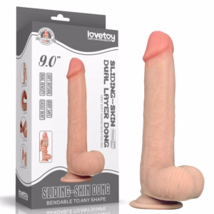 9'' Sliding Skin Dual Layer Dong 1