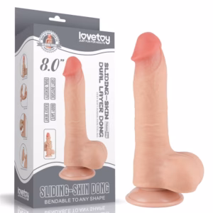 8'' Sliding Skin Dual Layer Dong Flesh I_B15O50_3