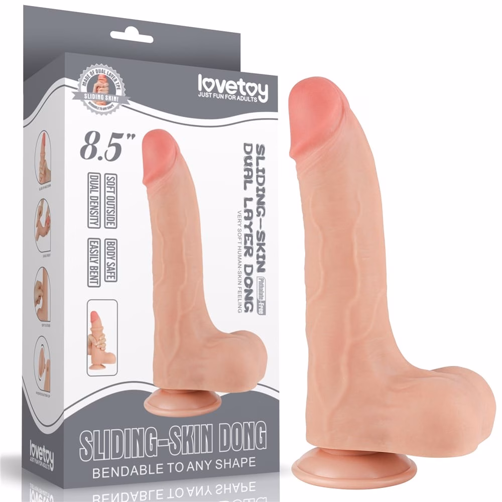 8.5'' Sliding Skin Dual Layer Dong Flesh II_B15O50_3