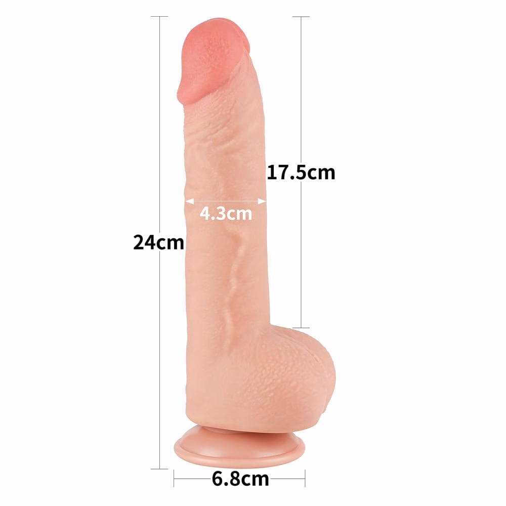 9.5'' Sliding Skin Dual Layer Dong Flesh_B15O50_3 - Image 5