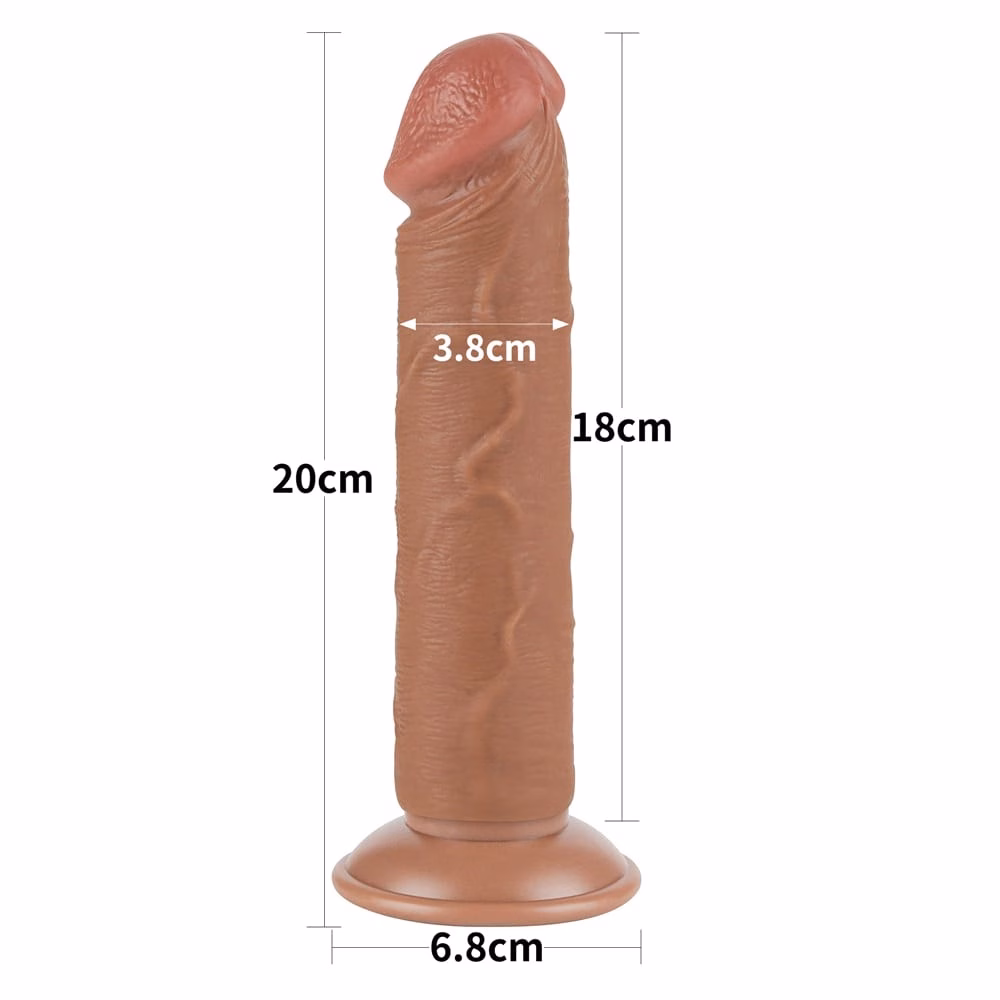 8'' Sliding Skin Dual Layer Dong Brown II_B15O50_3 - Image 5