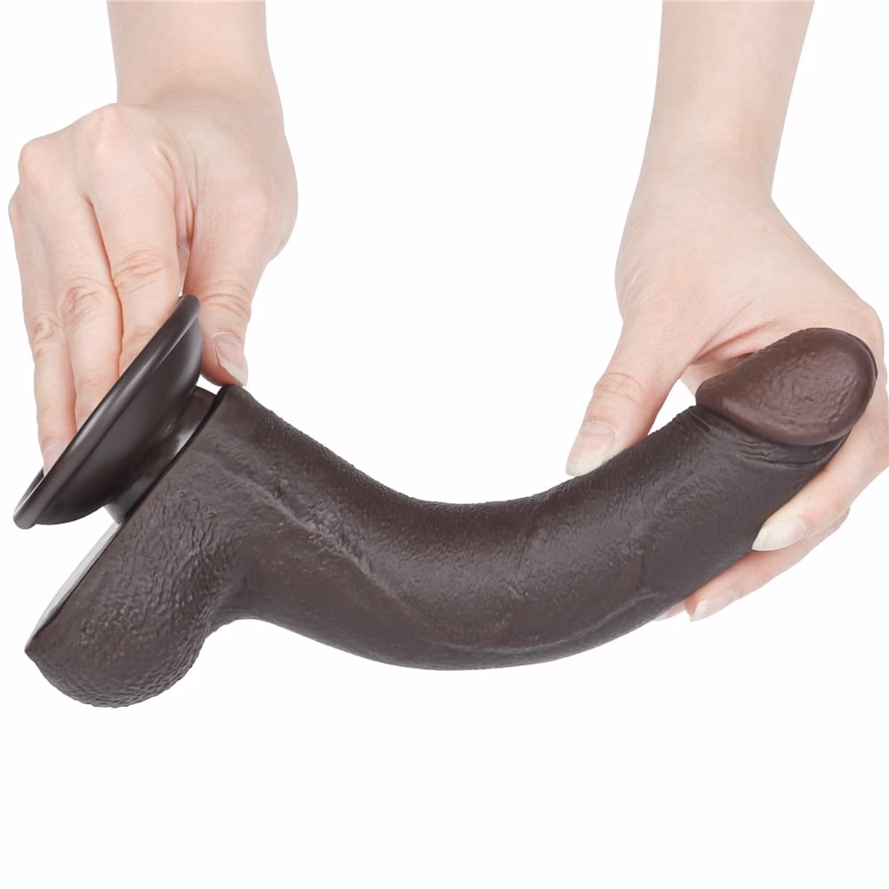 8.5'' Sliding Skin Dual Layer Dong Black I_B15O50_3 - Image 8