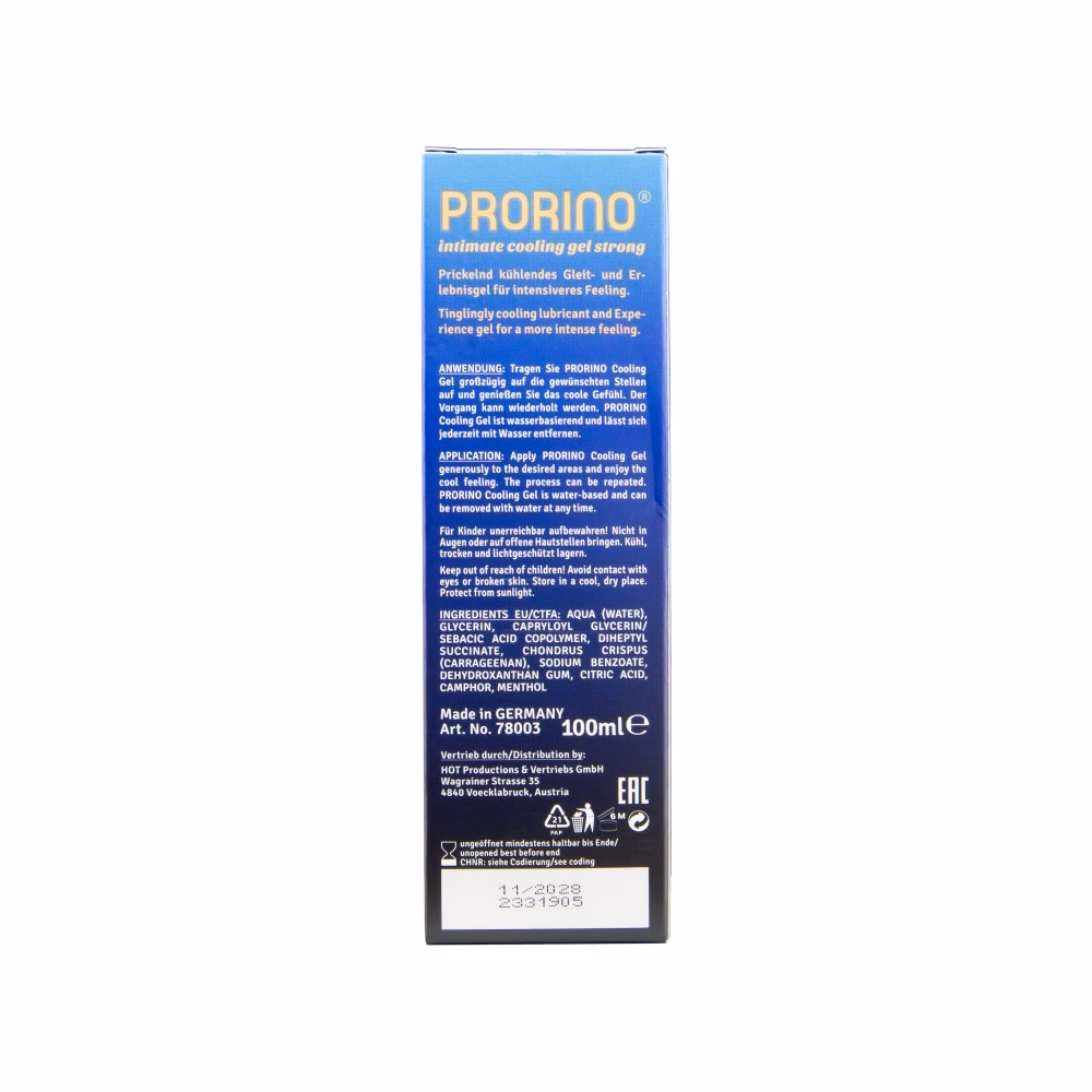 PRORINO Cooling Gel "strong" 100 ml - Image 3