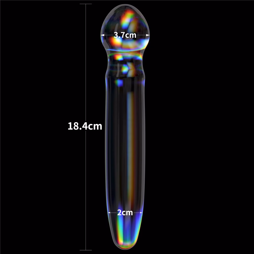 Twilight Gleam Glass Dildo- Prism Glass - Image 2