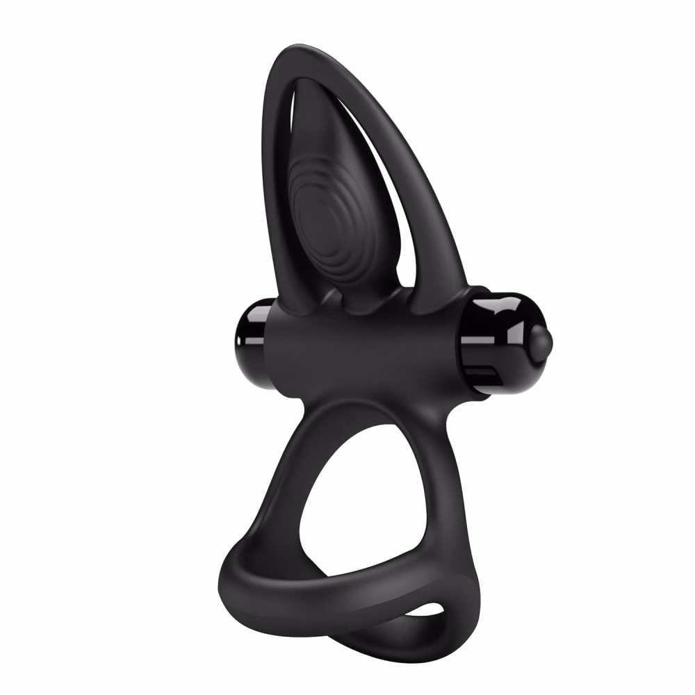Pretty Love Vibration Cockring Black - 2. kép