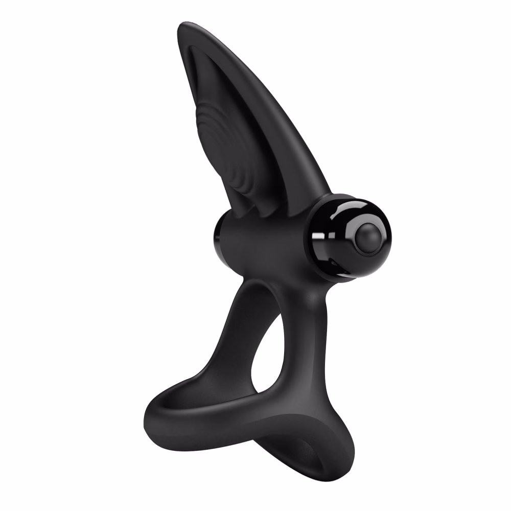 Pretty Love Vibration Cockring Black - 3. kép