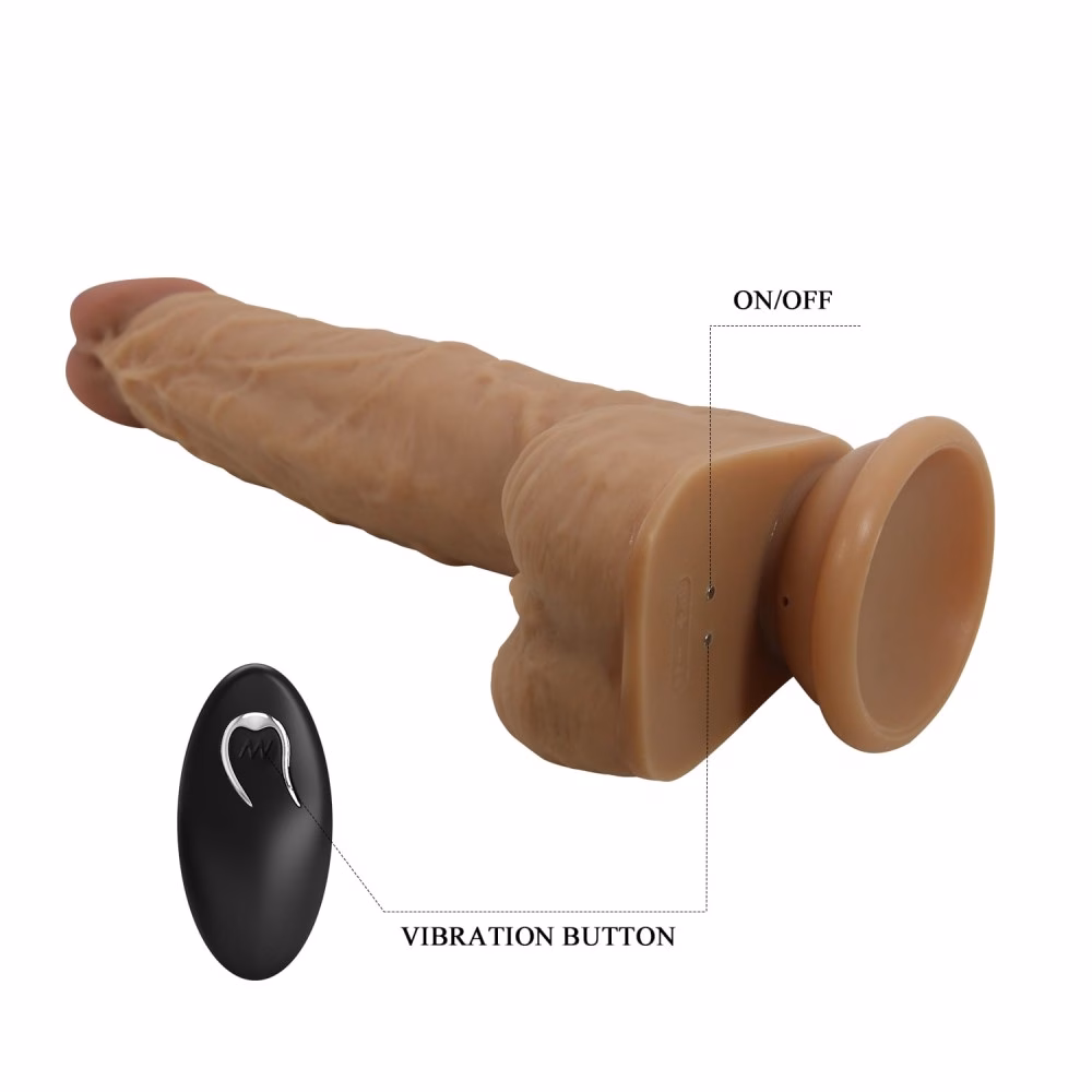 Pretty Love Jonathan 8,3" Vibrating Dildo - Image 5