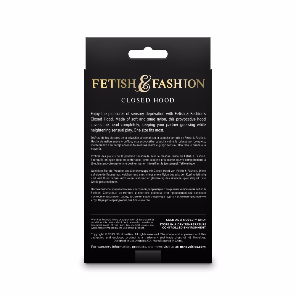 Fetish & Fashion - Closed Hood - White - Alternate Package - Image 3