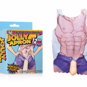 NOVELTY APRON WITH INFLATABLE PENIS