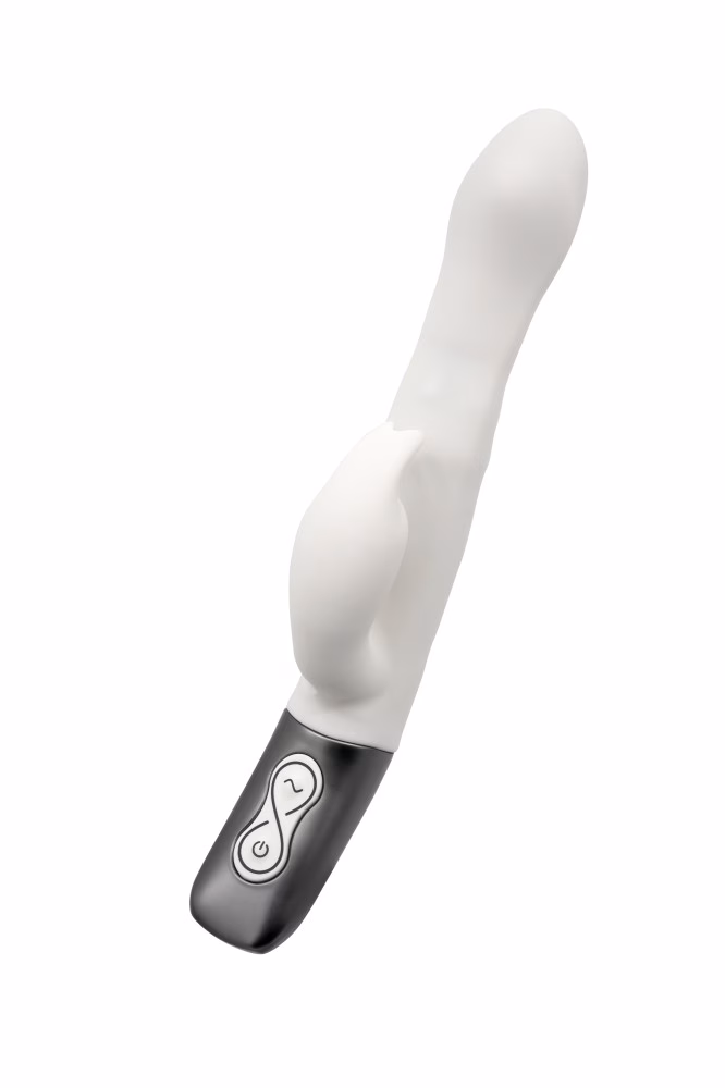 TITANZ 8.5" SILICONE RECHARGEABLE VIBRATOR IN IVORY WHITE_B15O25_4 - Image 2