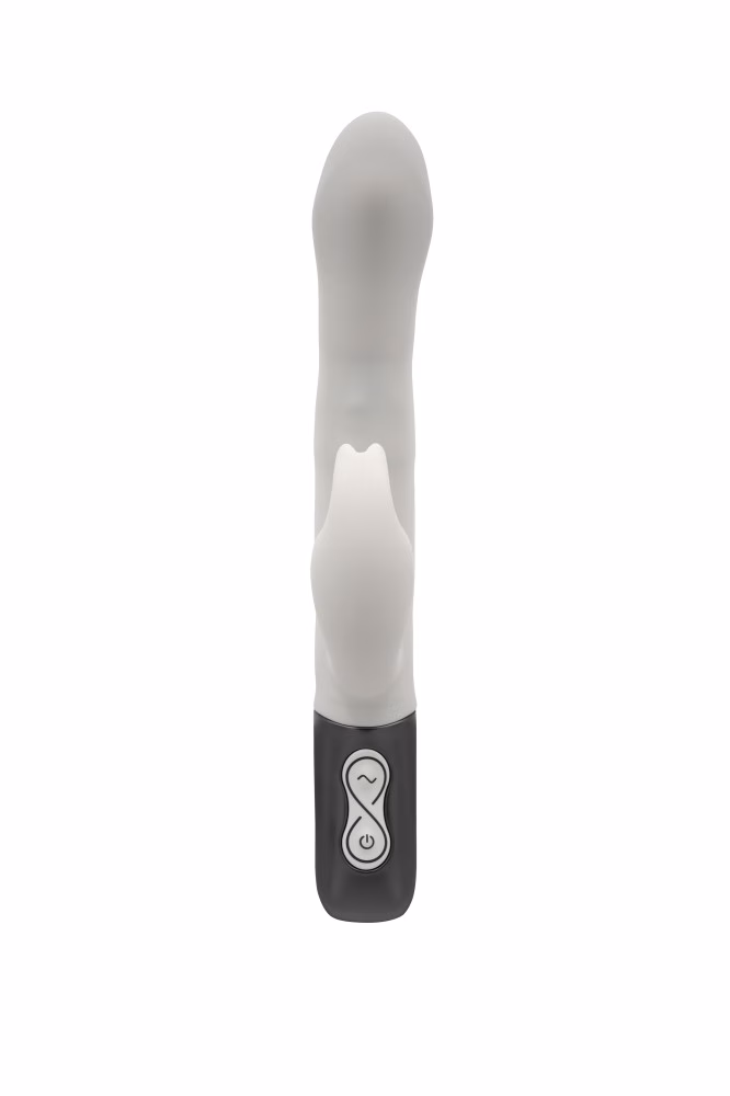 TITANZ 8.5" SILICONE RECHARGEABLE VIBRATOR IN IVORY WHITE_B15O25_4 - Image 5