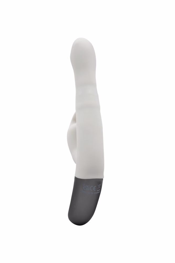 TITANZ 8.5" SILICONE RECHARGEABLE VIBRATOR IN IVORY WHITE_B15O25_4 - Image 7