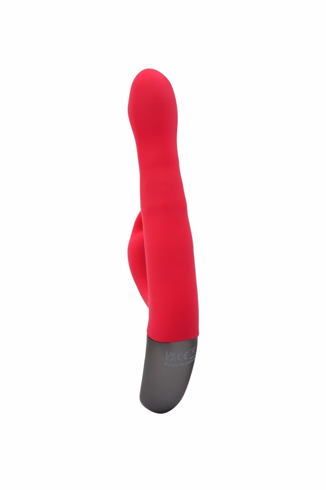 TITANZ 8.5" SILICONE RECHARGEABLE VIBRATOR IN PINK - Image 7