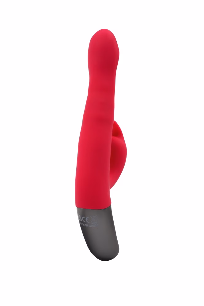 TITANZ 8.5" SILICONE RECHARGEABLE VIBRATOR IN PINK - Image 8