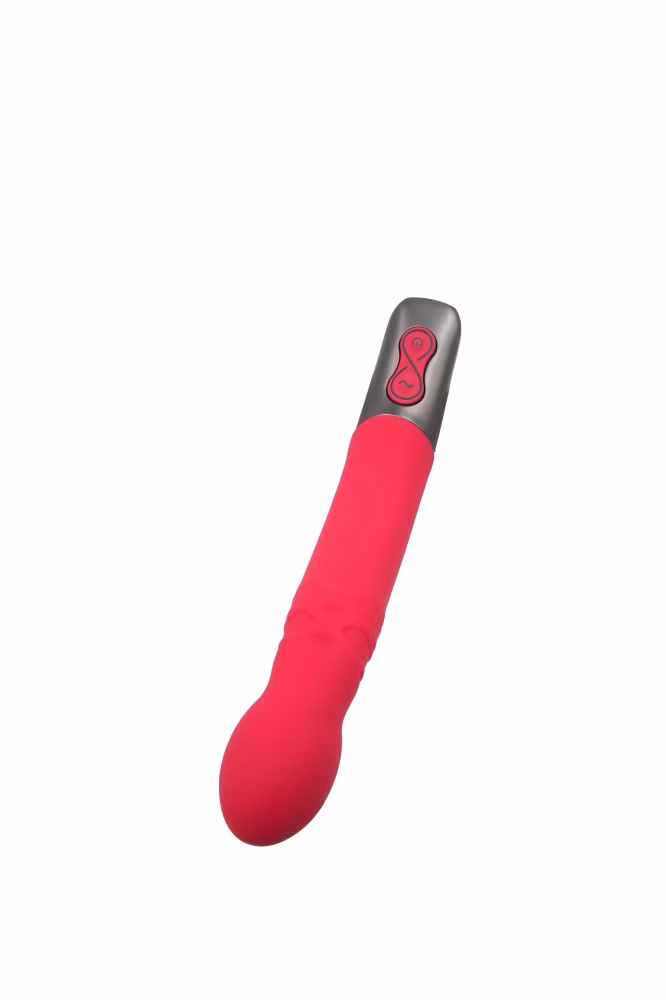 TITANZ 8" SILICONE RECHARGEABLE VIBRATOR IN PINK_B15O25_4 - Image 3