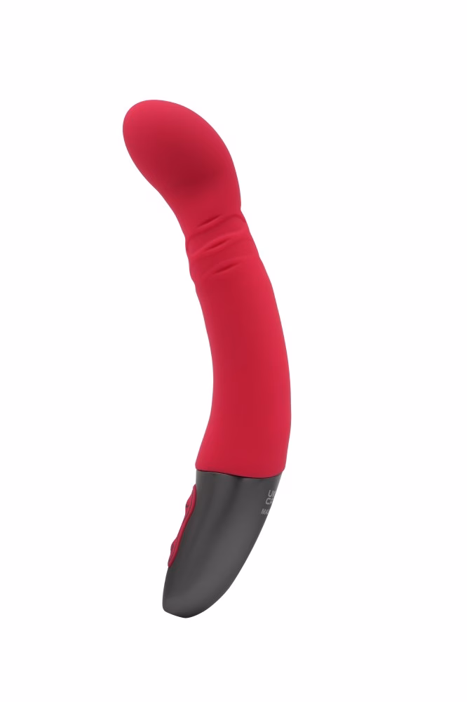 TITANZ 8" SILICONE RECHARGEABLE VIBRATOR IN PINK_B15O25_4 - Image 6