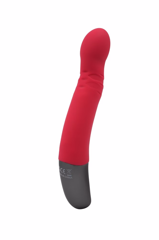 TITANZ 8" SILICONE RECHARGEABLE VIBRATOR IN PINK_B15O25_4 - Image 8