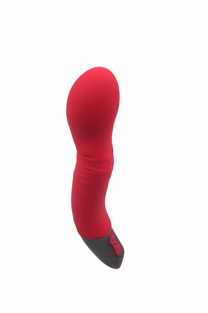 TITANZ 8" SILICONE RECHARGEABLE VIBRATOR IN PINK_B15O25_4 - Image 9
