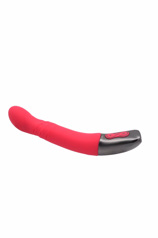 TITANZ 8" SILICONE RECHARGEABLE VIBRATOR IN PINK_B15O25_4 - Image 11
