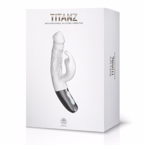 TITANZ 7" SILICONE RECHARGEABLE VIBRATOR IN IVORY WHITE_B15O25_4