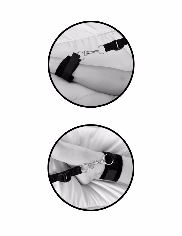 Wraparound Mattress Restraints Black - Image 5