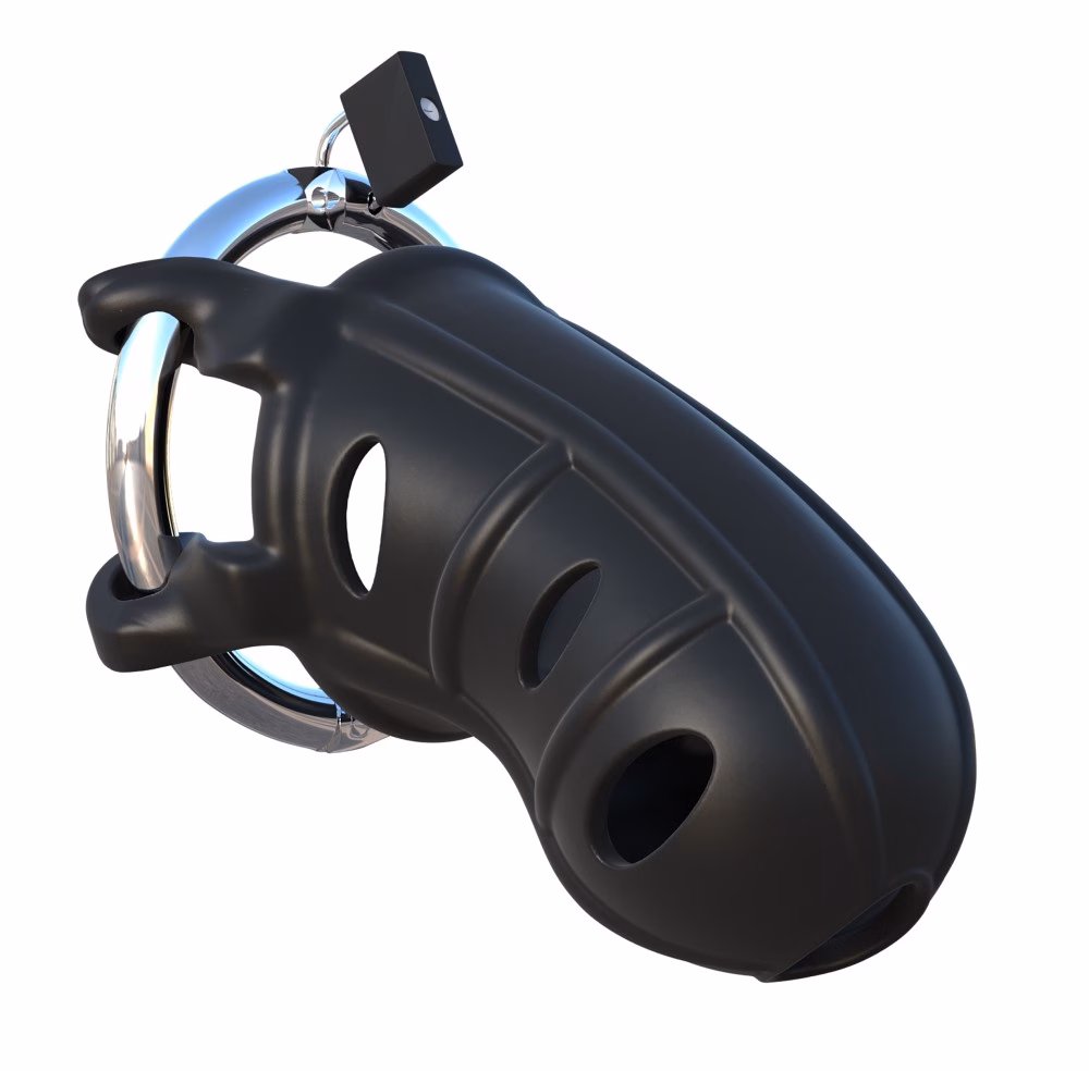 Hardcore Silicone Cock Blocker Black - Image 2
