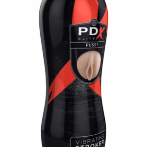 Vibrating Pussy Stroker Light/Black