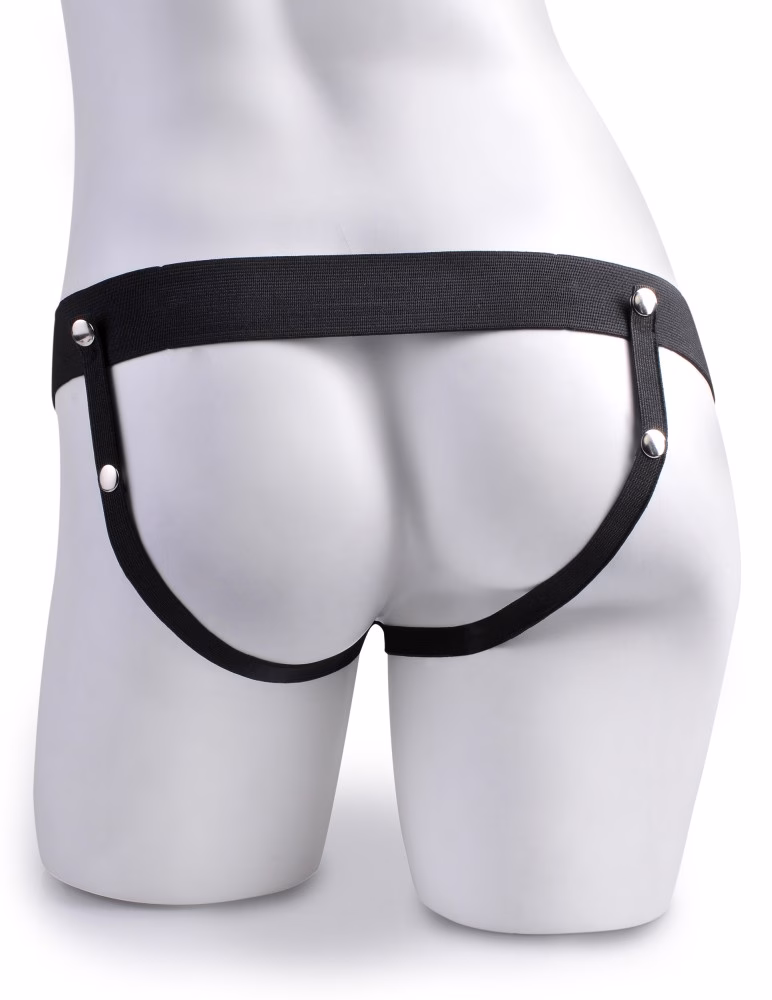 6" Hollow Strap-On with Remote Light/Black - Image 3
