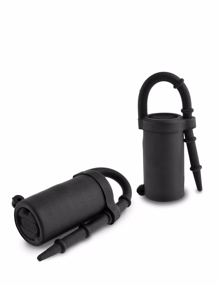 Vibrating Silicone Nipple Teazers Black - Image 2