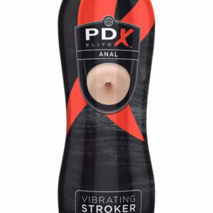 Vibrating Anal Stroker Light/Black