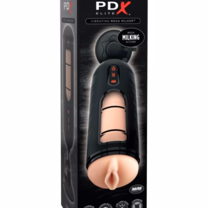 Vibrating Mega Milker  Light/Black