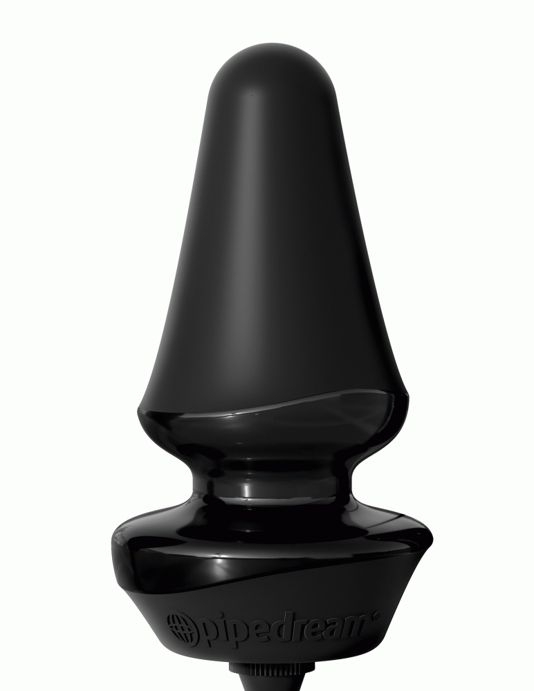 Inflatable Silicone Butt Plug Black - Image 3