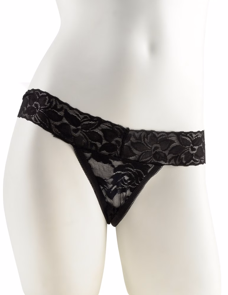 Remote Control Vibrating Panties Black